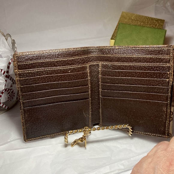 Gucci Vintage Rare wallet w/attached boot charm - Picture 6 of 16